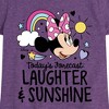 Girls' - Disney - Todays Forecast Laughter Sunshine Fitted Short Sleeve Graphic T-Shirt - 2 of 4