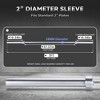 7FT Olympic Barbell, 1500lbs Capacity Weight Bar For Weightlifting and Powerlifting 45lb, Weight Bar Fit 2” Standard Weights - 2 of 4