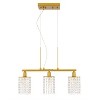 Elegant Lighting Taylor 3 light Brass Pendant - 3 of 4