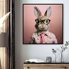 GlasFlength Wall Art Wall Decoration Paintings Wall Art Prints Wall Picture wall art canvas for Living Room, Pink, 32.28"*1.77"*32.28" - 2 of 4