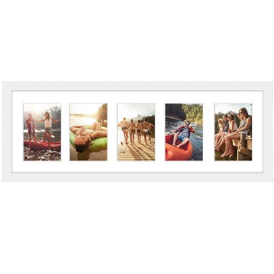 Americanflat Collage Picture Frame with shatter-resistant glass - Available in a variety of Sizes and Colors
