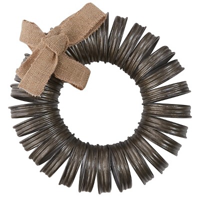 Park Designs Mason Jar Lid Wreath