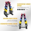 Neoprene Coated Dumbbell Set with Storage Rack, Anti-Slip & Anti-Roll Free Weights for Home Gym - 4 of 4