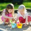 ArtCreativity 4 PC Mini Beach Playsets 1 Sand Bucket, 1 Shovel, 1 Rake, and 1 Scoop (Set of 12) - 2 of 4