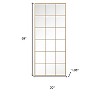 HomeRoots 69" Gold Iron Freestanding Geometric Framed Standing Mirror - 3 of 4