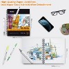 Ohuhu Mixed Media Paper Pad: 11.6"x9.6" Mix Media Sketchbooks, 120 LB/200 GSM Heavyweight Papers, 62 Sheets/124 Pages, Spiral Bound Art Sketchbook - 3 of 4
