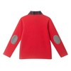 Andy & Evan  Toddler  Red Polo w/Plaid Collar & Twill Pull On Pant - 4 of 4