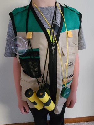 Eagle Eye Explorer Safari Outdoor Exploration Vest Set for Fishing Hunting  Outdoor Exploration (Youth SmallMedium Tan Ve