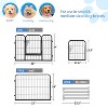 FDW Dog Playpen Pet Dog Fence 2-32 Panels  24/32/40"H Metal Dog Pen Outdoor Exercise Pen with Doors for Large/Medium /Small Dogs for RV,Camping,Yard - 2 of 4