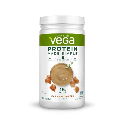 Vega Protein Made Simple Protein Powder - Caramel Toffee - 9.1oz