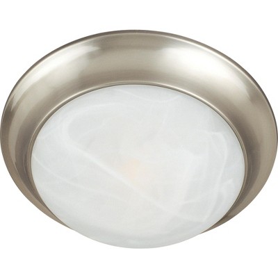 Maxim Lighting Essentials - 583x 1 - Light Flush Mount in  Satin Nickel