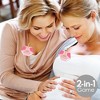 Big Dot of Happiness Little Princess Crown - Pink and Gold Princess Baby Shower Conversation Starter - 2-in-1 Dirty Diaper Game - Set of 24 - 2 of 4