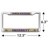 James Madison University School Logo Full Size Standard License Plate Metal Frame - 4 of 4