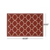 DSVIMOY Area Rug, 3‘3”*5’ Vintage Large Non-slip Rug For Living Room Kitchen Bedroom, Red, 30"*60"*0.16" - 3 of 4