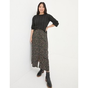 FatFace Women's Arabella Ditsy Marks Midi Skirt - 1 of 4