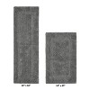 Lux Premium 100% Cotton Tufted Solid Reversible 2 Piece Bath Rug Set – Ultra-Soft, Water-Absorbent, Durable, Machine Washable Bathroom Rug - 2 of 4