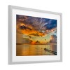 Stupell Industries Sunset and Ocean Clouds Framed Print Under Glass - 2 of 4