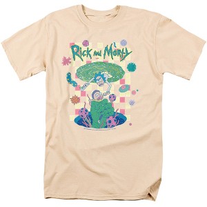 Rick And Morty Falling Portals Adult T-Shirt - 1 of 4