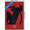 Trends International NHL New Jersey Devils - Logo 25 Framed Wall Poster Prints - 3 of 4