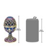 Design Toscano Jeweled Trellis Romanov-Style Enameled Egg Collection: Bleue - 2 of 2