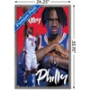 Trends International NBA Philadelphia 76ers - Tyrese Maxey 24 Framed Wall Poster Prints - 3 of 4