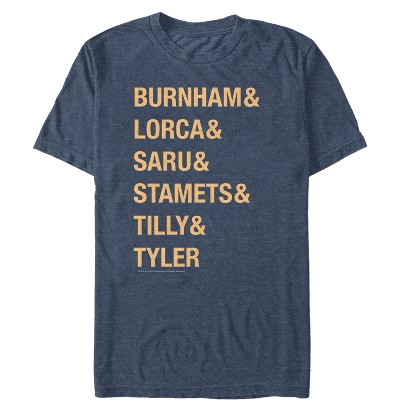 Men's Star Trek: Discovery The Crew Names T-Shirt