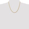 Black Bow Jewelry 3mm, 14k Yellow Gold, Solid Parisian Wheat Chain Necklace - 2 of 4