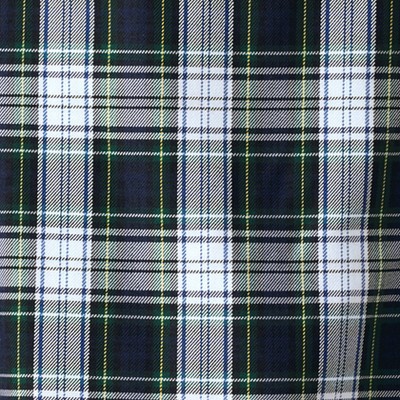 white plaid