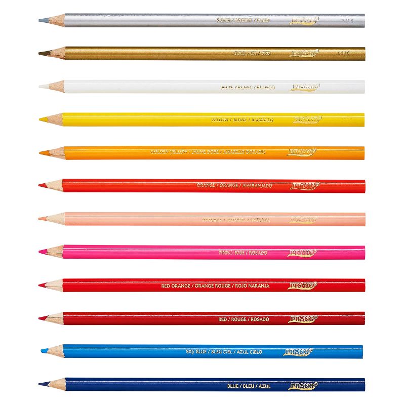 Prang Colored Pencils, Assorted Colors, Set of 24, 2 of 6