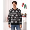 Clearlove Men's Ugly Christmas Slim Fit Knitted Pullover Sweater - 2 of 4