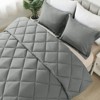 Hyleory Cozy Twin Size 3-Piece Bedding Set with Down Alternative Comforter and Pillowcases-T-Lgray - 4 of 4
