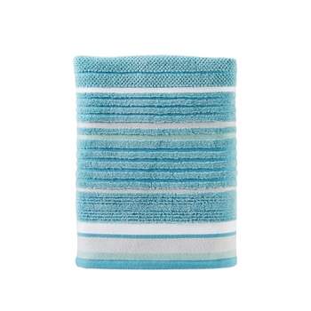 Seabrook Striped Bath Towel Teal - SKL Home