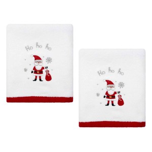 Avanti Ho Ho Ho 2-Pack Hand Towel Set - 1 of 3
