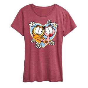Women's - Garfield - Garfield Arlene Heart Short Sleeve Graphic T-Shirt - 1 of 4