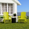 NAYSAYE Patio Chaise Lounge Adirondack Chair 4-Piece Foldable Recliner with Cup Holder 400 LBS Capacity for Backyard Garden, 22.3"*30"*36.4" - 2 of 4