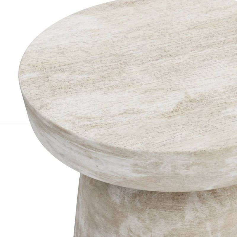 Krentz Accent Table Distressed White Wash - WyndenHall, 4 of 8
