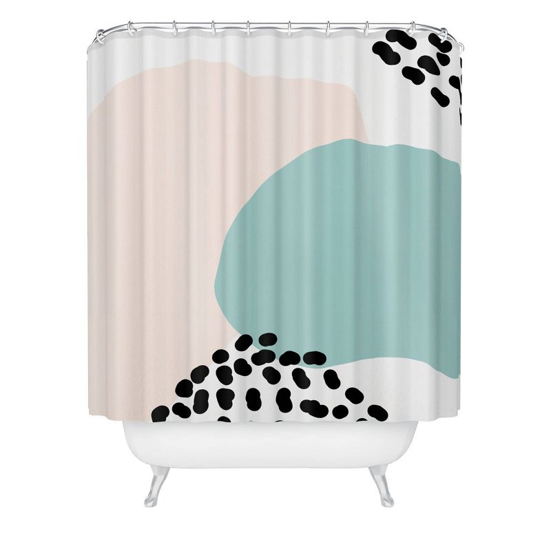 Aleeya Marie Modern Minimalistic Shapes Shower Curtain - Deny Designs, 1 of 5