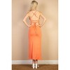 Slickblue Women's Cami Strap Maxi Dress with Side Slit, Sleeveless Stretch Jersey, 4 Color Options, Size S-L - 2 of 4