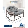 Oversized Outdoor Rocking Chair w/ Spacious Design, Comfort & Support, Versatile Stylish Accent, and Easy Assembly & Maintenance - 4 of 4