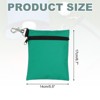 Unique Bargains Oxford Cloth Zipper Professional Golf Tee Pouch 5.5" x 6.7" - 2 of 4