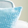 Gaila Pillow - Blue - 18"X18" - Safavieh - 3 of 4