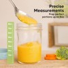 4pk Prep Baby Food Storage Containers, 8 oz Leak-Proof, BPA Free Glass Baby Food Jars for Feeding - 4 of 4