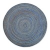 DII Variegated Placemat Set 6 Piece, Blue, 15" Dia - 2 of 4