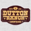 Women's Yellowstone Distressed Dutton Ranch Montana Est 1886 Logo Racerback Tank Top - 2 of 4