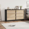 Garvee Drawer Dresser for Bedroom, Modern Wooden Chest of Drawers, Double Dresser Organizer with Large Storage for Living Room, Nursery - 4 of 4