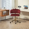 NicBex Adjustable Office Chair with Wheels,Modern Cute Computer Chair,Swivel Velvet Upholstered Desk Chair for Adult, Student - 2 of 4