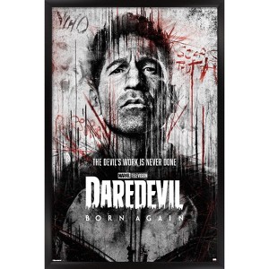Trends International Marvel Daredevil: Born Again (2025) - Punisher One Sheet Framed Wall Poster Prints - 1 of 4
