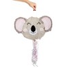 Blue Panda Koala Pinata - Pull String Animal Pinata, Koala, Animal, Jungle Theme Birthday Party Decorations (Small, 16.5x10x3 In) - 3 of 4