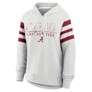 NCAA Alabama Crimson Tide Women's Gray Fashion Hooded Sweatshirt - 1 of 3