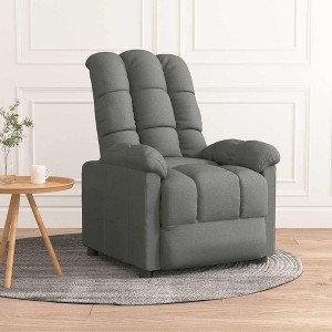CLIHOME Recliner Chair with Adjustable Backrest and Footrest,Modern Lounge Chair Thick Padded Seat for Living Room & Bedroom - 1 of 4